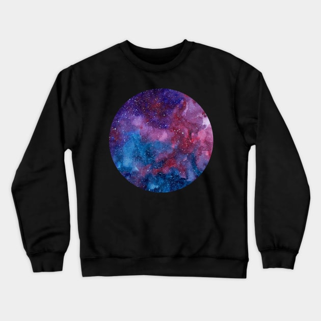 Galaxy Crewneck Sweatshirt by Cadva